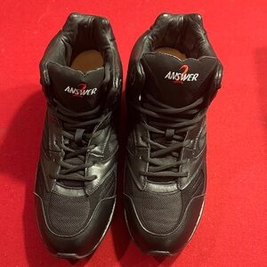 Men's Black High-Top Sneakers